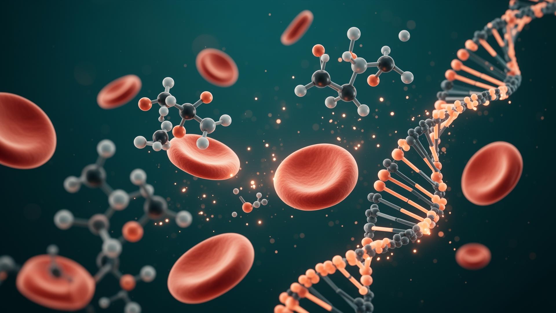 Clinical blood analysis visualization